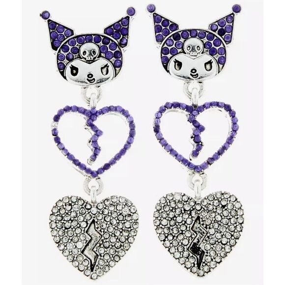 HELLO KITTY Kuromi Split Beaded Choker Necklace Set - Picture 5 of 6